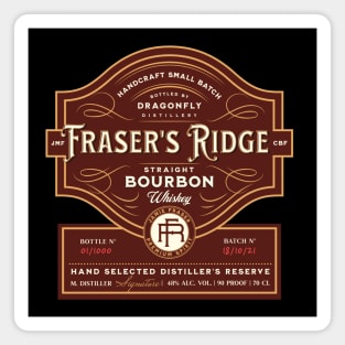 Frasers Ridge Whiskey North Carolina Magnet